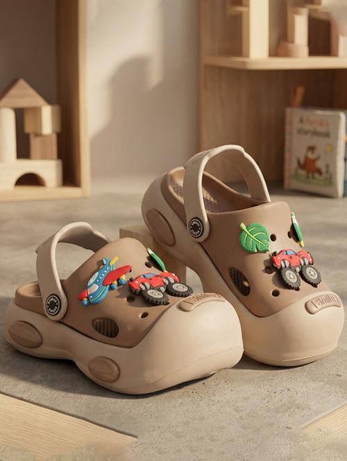 kids colourblocked back strap clogs - 22572558 - Very Small Image - 1