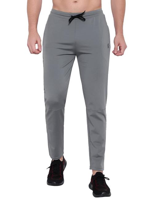 Men Solid Mid Rise Regular Fit Track Pant - 22615205 - Very Small Image - 1