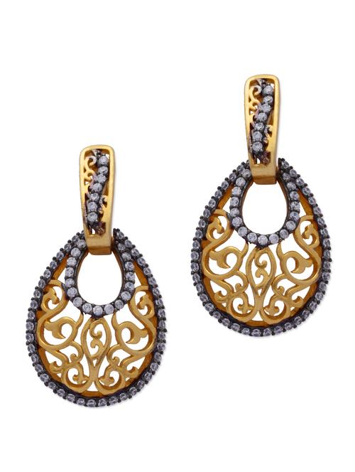 jali cutwork earrings - 23158 - Very Small Image - 1