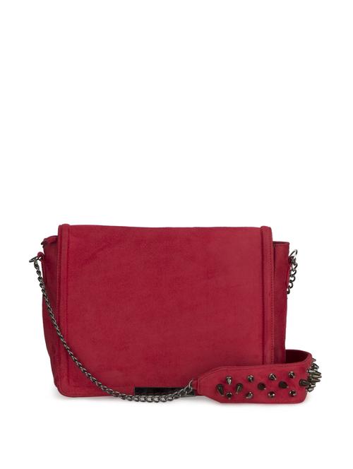 red spiked shoulder bag - 26521 - Very Small Image - 1