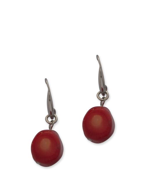 elegant coral earrings - 27352 - Very Small Image - 1