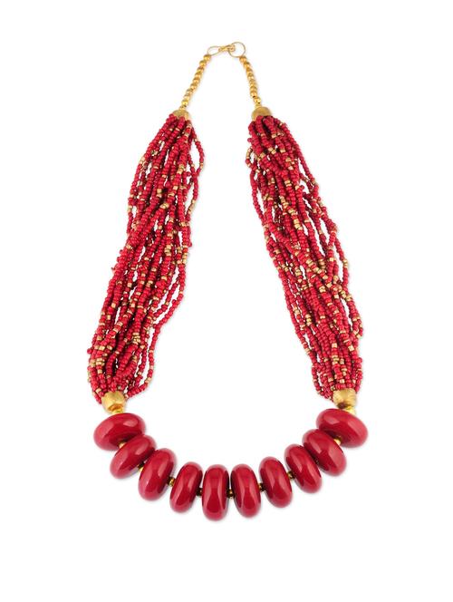 multi-string neckpiece - 31553 - Very Small Image - 1