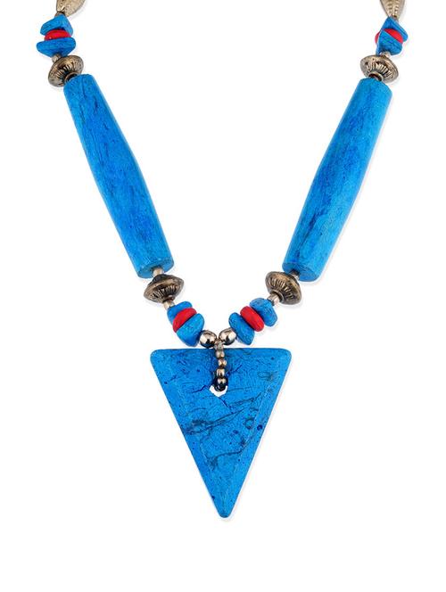 blue bold neckpiece - 31567 - Very Small Image - 1