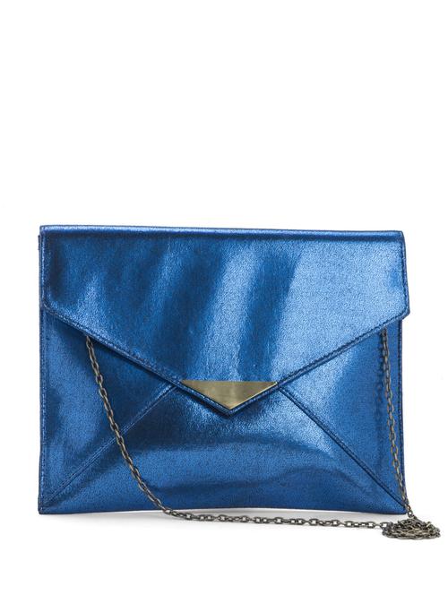 metallic blue envelope clutch - 32573 - Very Small Image - 1