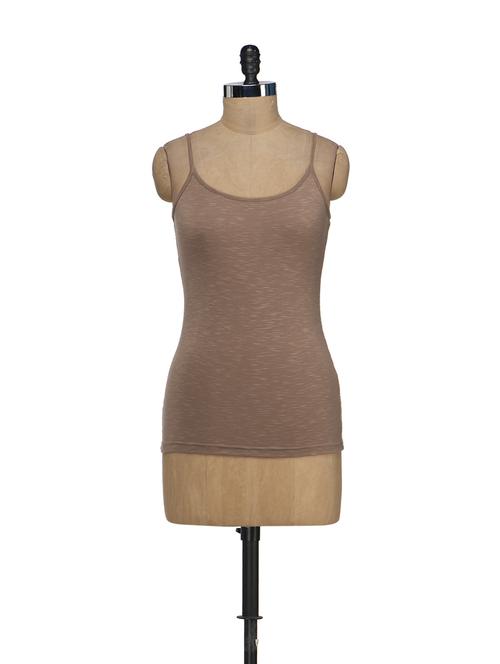 brown knitted camisole - 32618 - Very Small Image - 1
