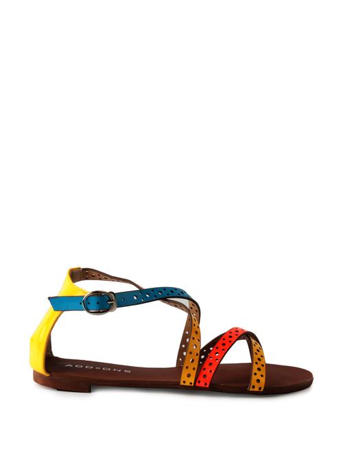 Color Fusion Strappy Sandals - 33166 - Very Small Image - 1