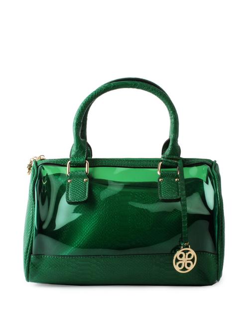 Green Textured Handbag - 33209 - Very Small Image - 1