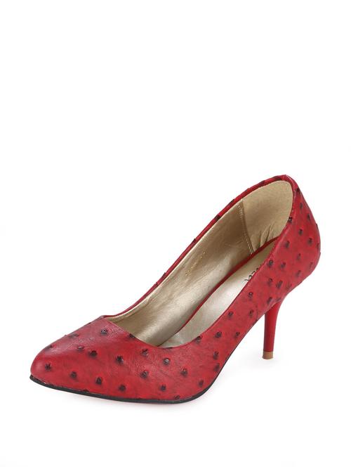 Red slip on Pumps - 35486 - Very Small Image - 1