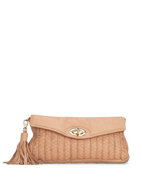 tasseled peach clutch - 35679 - Very Small Image - 1