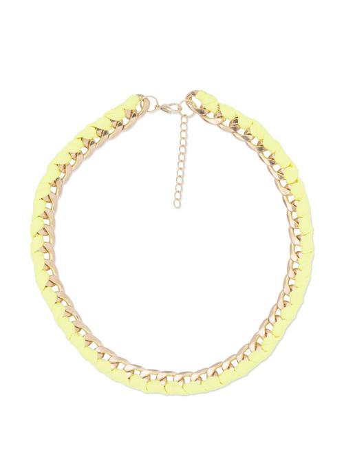 Neon Yellow Rope Necklace - 40301 - Very Small Image - 1