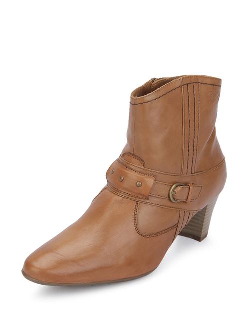 tan  leather boots - 40731 - Very Small Image - 1