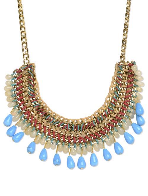 turquoise rich neckpiece - 42028 - Very Small Image - 1