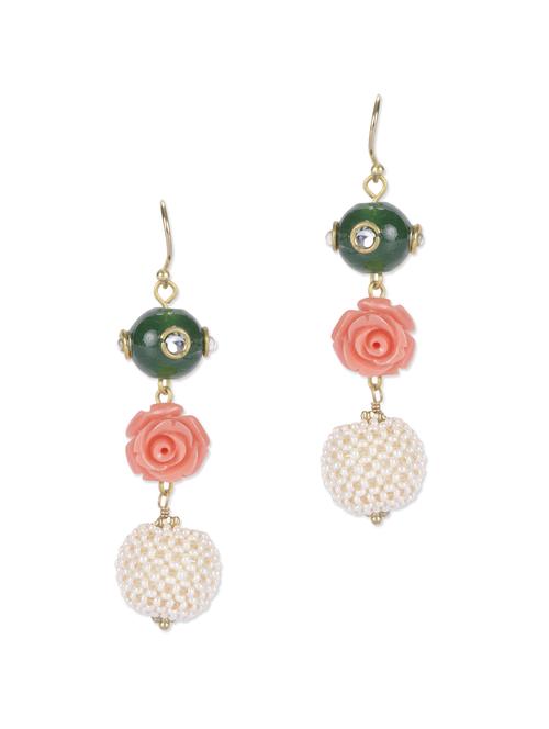 triple delight drop earrings - 42056 - Very Small Image - 1