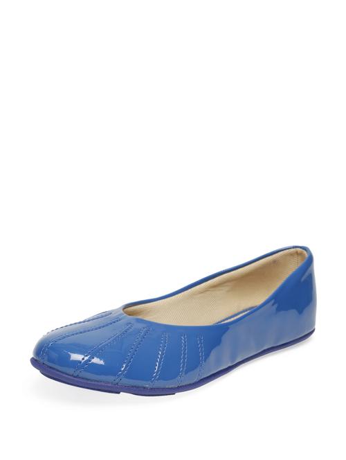 glossy blue ballerinas - 43034 - Very Small Image - 1