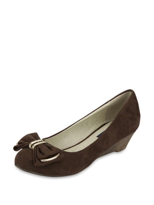 brown wedge ballerinas - 43706 - Very Small Image - 1