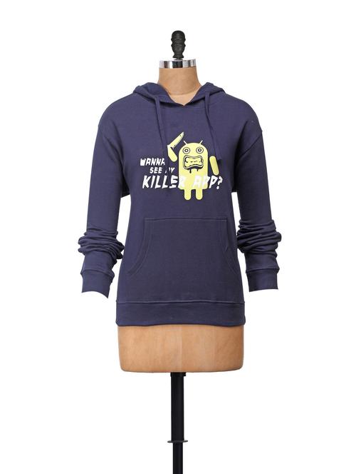 blue android sweatshirt - 43880 - Very Small Image - 1