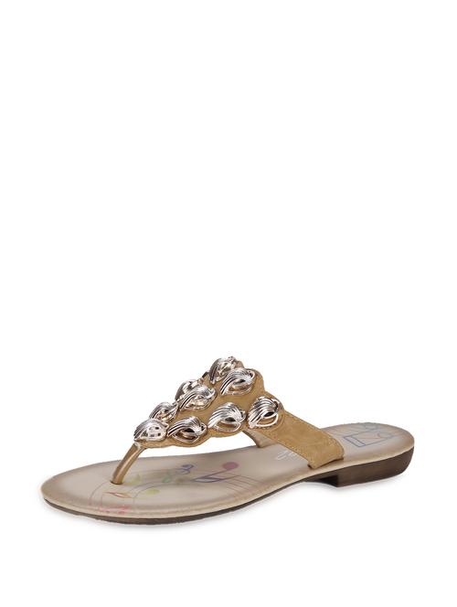 brown embellished flats - 44061 - Very Small Image - 1