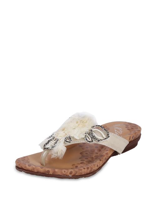 embellished white sandals - 44091 - Very Small Image - 1