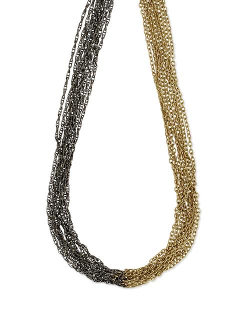 stunning necklace in gold-black - 44579 - Very Small Image - 1