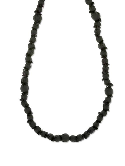 black beads necklace - 44592 - Very Small Image - 1