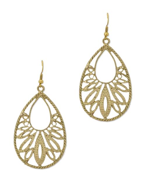 antique gold earrings - 45231 - Very Small Image - 1