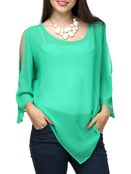 parrot green v-front top - 45943 - Very Small Image - 1