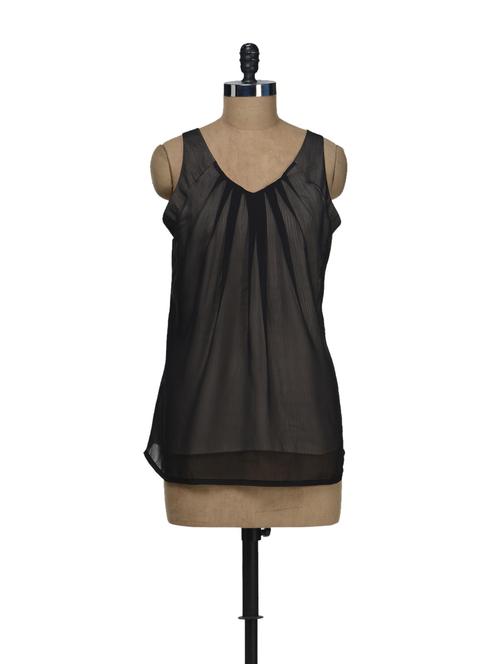 black sleeveless top - 45993 - Very Small Image - 1