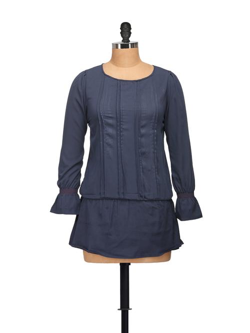 pleated grey top - 46068 - Very Small Image - 1