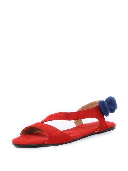 Red Flats with Blue Bow - 47853 - Very Small Image - 1