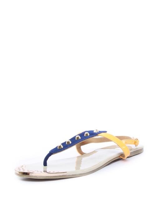 Golden Studs Thong Flats - 47900 - Very Small Image - 1