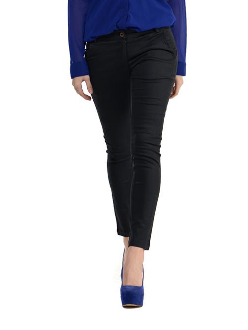 Black Crop Pants - 48067 - Very Small Image - 1