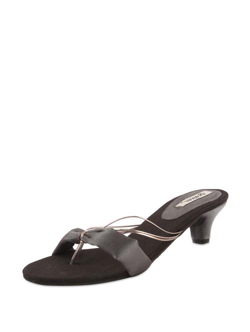 Trendy Gunmetal Sandals - 49102 - Very Small Image - 1