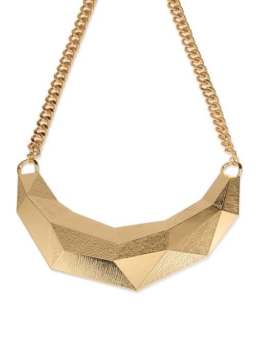 golden chunk neckpiece - 49624 - Very Small Image - 1