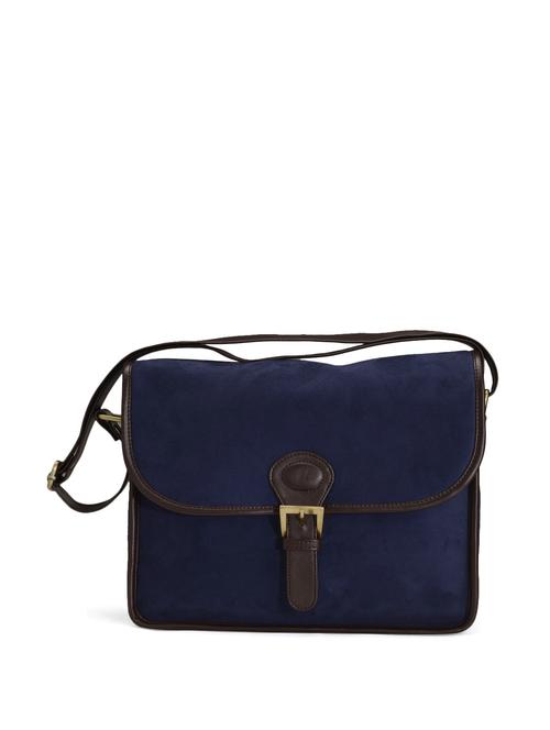 midnight blue suede sling bag - 50101 - Very Small Image - 1