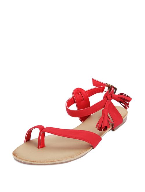 tasseled red flats - 51021 - Very Small Image - 1