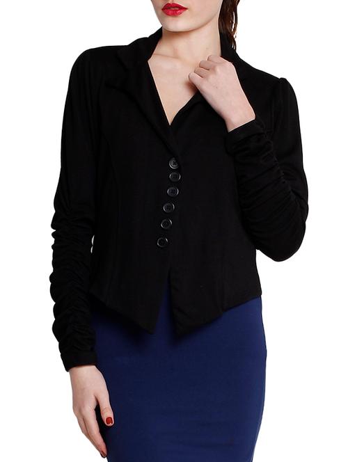 buttoned black jacket - 51038 - Very Small Image - 1