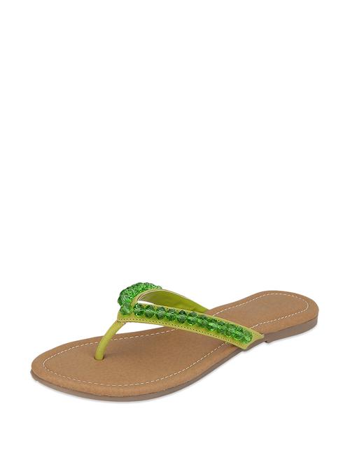 green beaded flats - 51285 - Very Small Image - 1