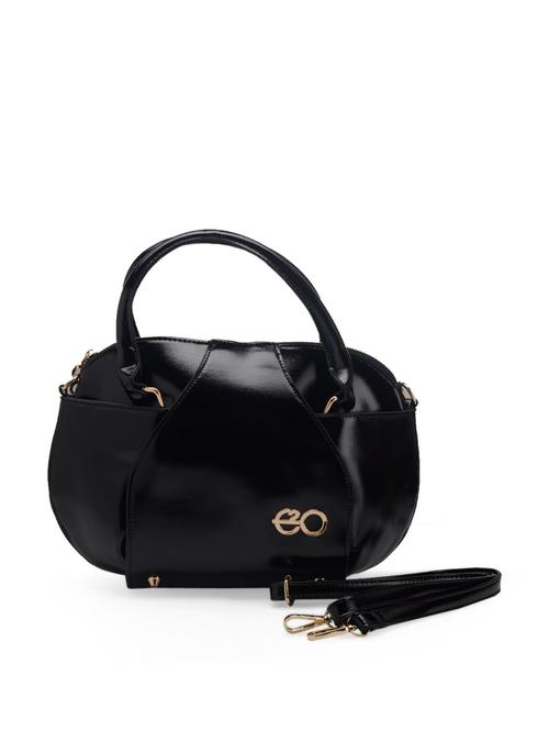 Chic Black Leather Handbag - 52390 - Very Small Image - 1