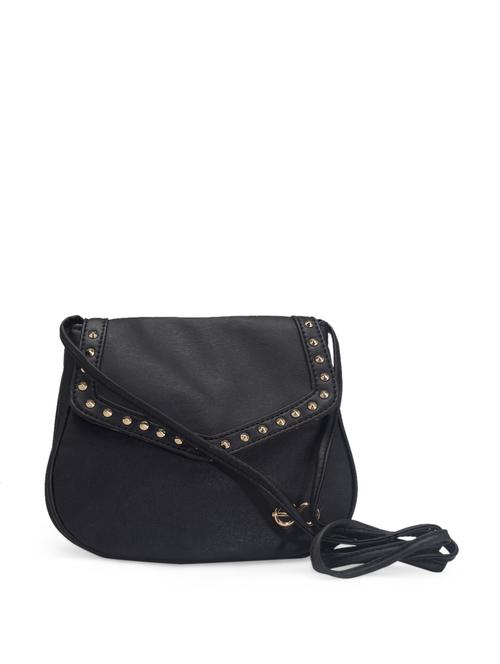 Black Studded Sling Bag - 52408 - Very Small Image - 1