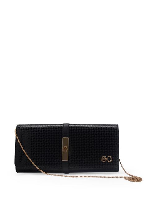 Glossy Black Clutch Bag - 52437 - Very Small Image - 1