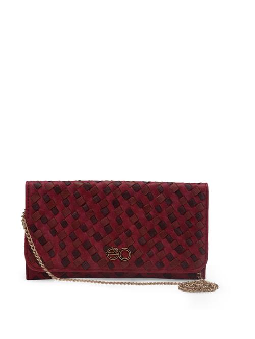 Stylish Red Braided Clutch - 52441 - Very Small Image - 1