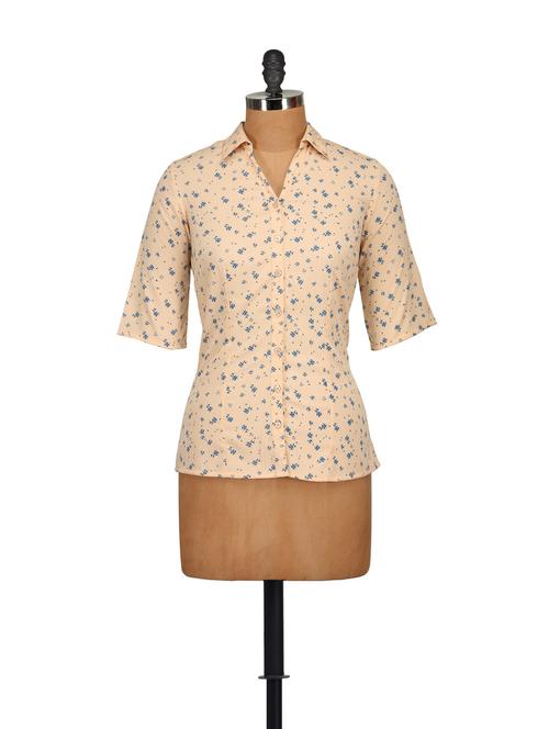 ditzy print shirt - 54032 - Very Small Image - 1