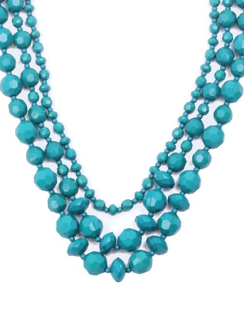 statement turquoise neckpiece - 54237 - Very Small Image - 1