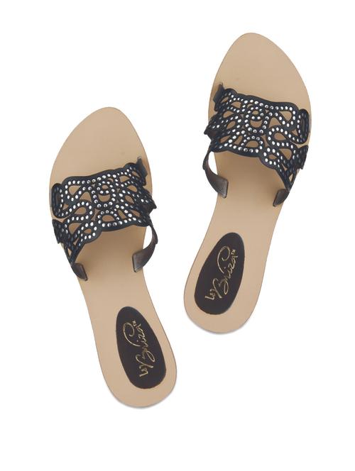 black slip on sandal - 55165 - Very Small Image - 1