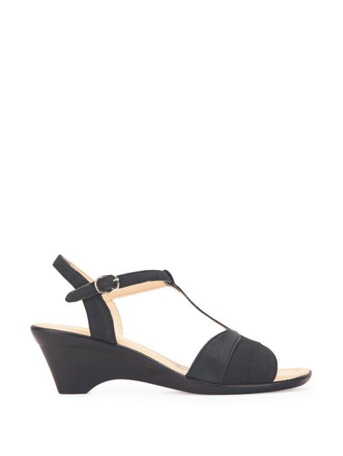 Black ankle strap sandal - 55201 - Very Small Image - 1