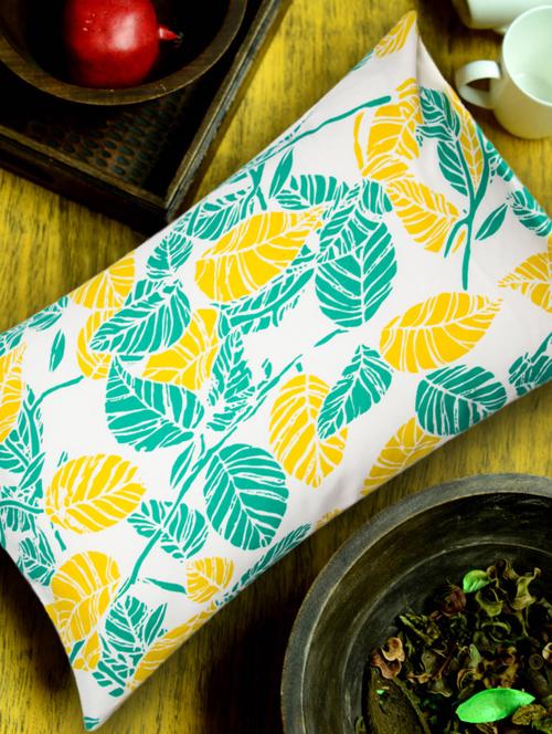 leaves printed pillow cover - 55495 - Very Small Image - 1