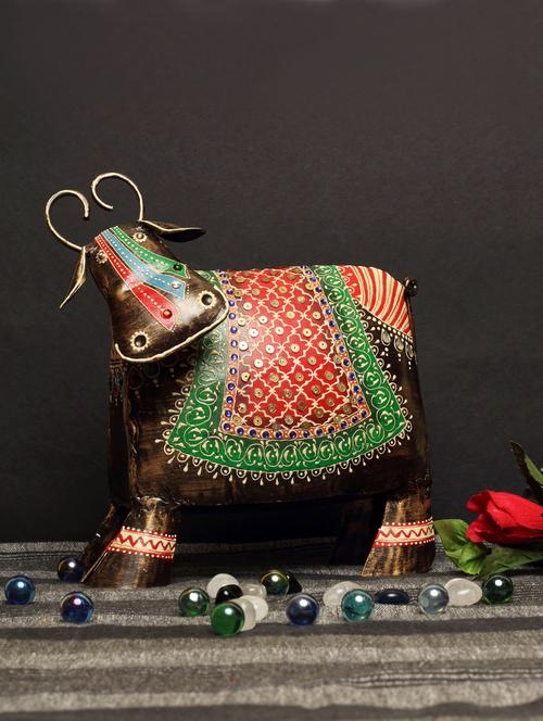 metallic cow decorative - 55850 - Very Small Image - 1