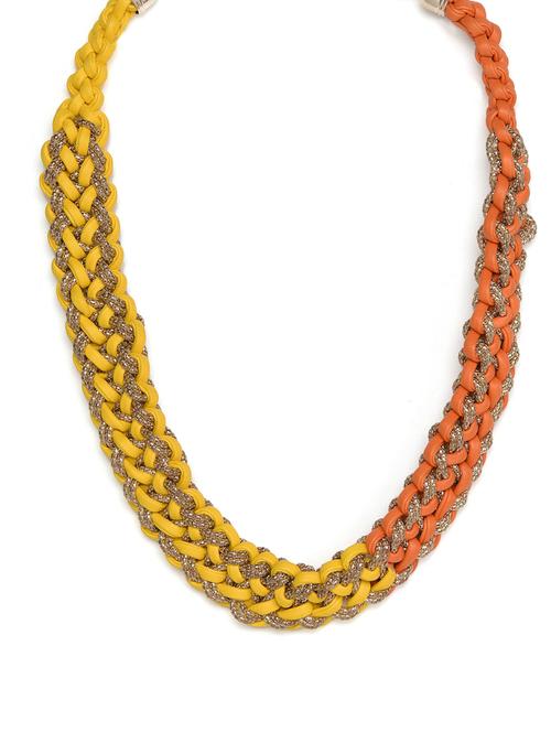braided statement neckpiece - 56273 - Very Small Image - 1
