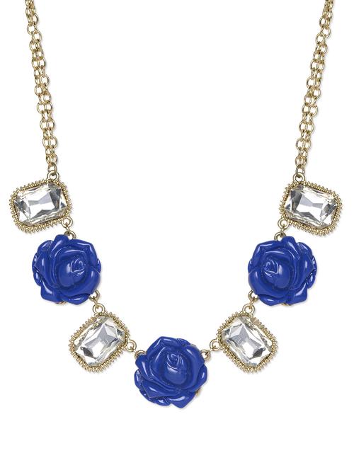 blue rose neckpiece - 56291 - Very Small Image - 1