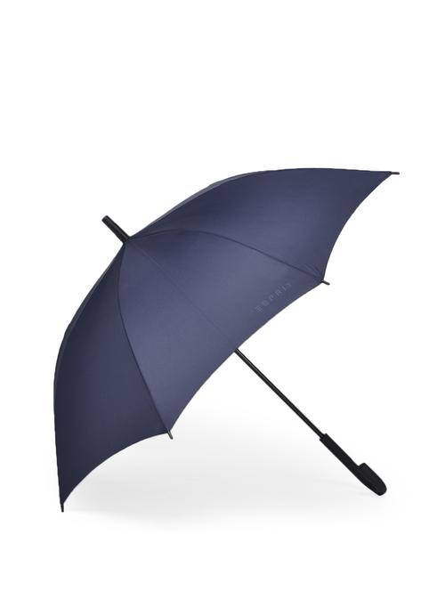 long navy umbrella with round handle - 57154 - Very Small Image - 1